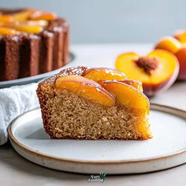 Brown Sugar Peach Cake