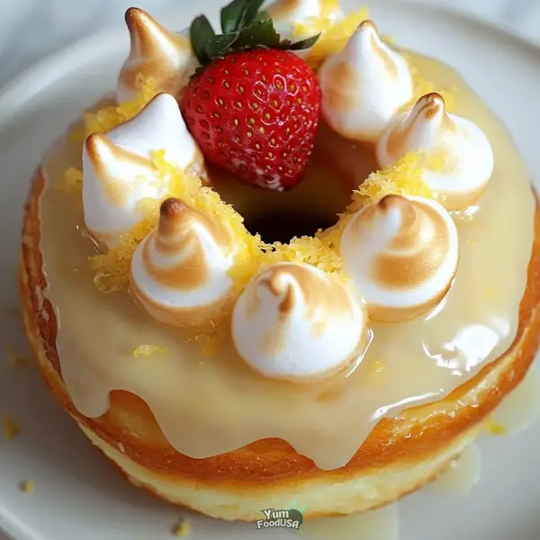 Lemon Meringue Donut