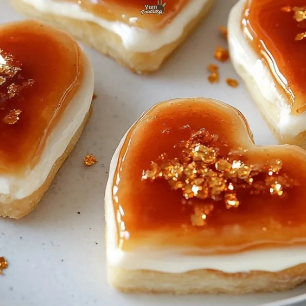 Crème Brûlée Puff Pastry Hearts