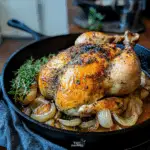 Garlic Butter Whole Roasted Chicken