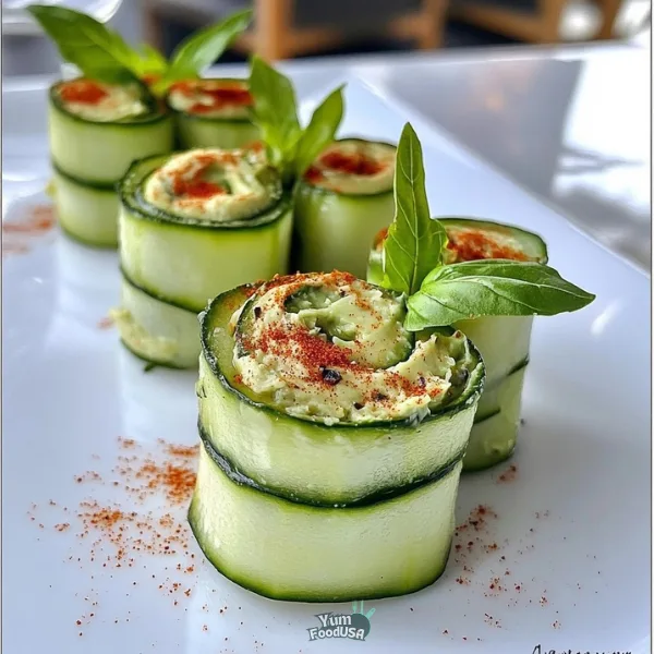 Cucumber Avocado Rolls