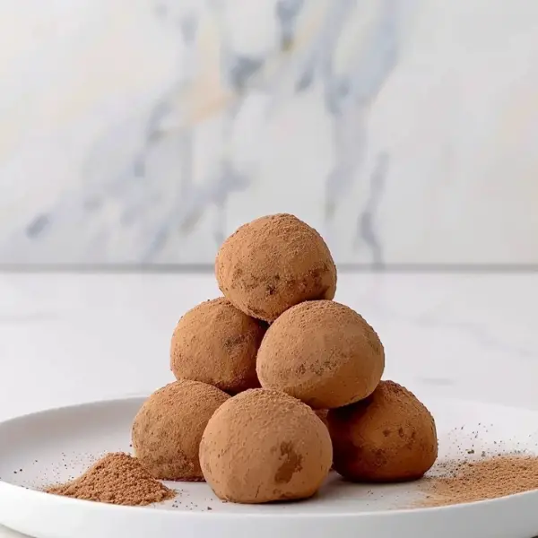 Dark Chocolate Sweet Potato Truffles