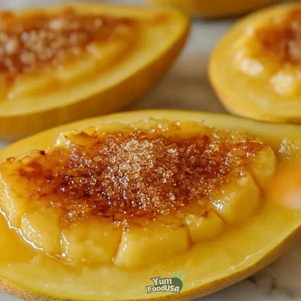 Mango Posset Brûlée