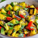 Grilled Pineapple Avocado Salad