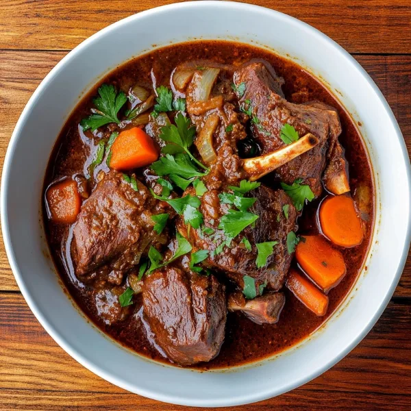 Slow Braised Beef Shank Stew