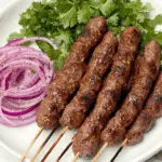 Grilled Ground Meat Skewers