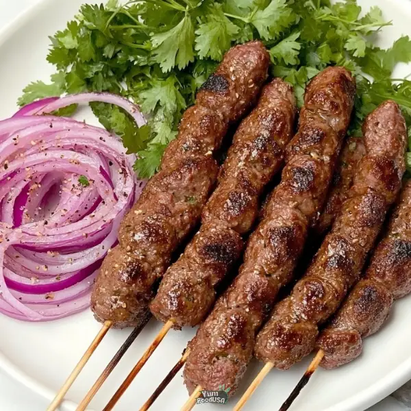 Grilled Ground Meat Skewers