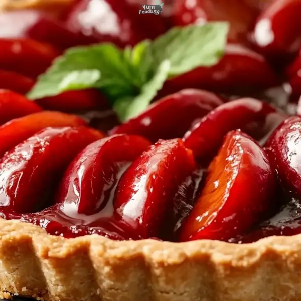 Frangipane and Plum Tart