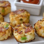 Bacon Cheddar Cauliflower Tots