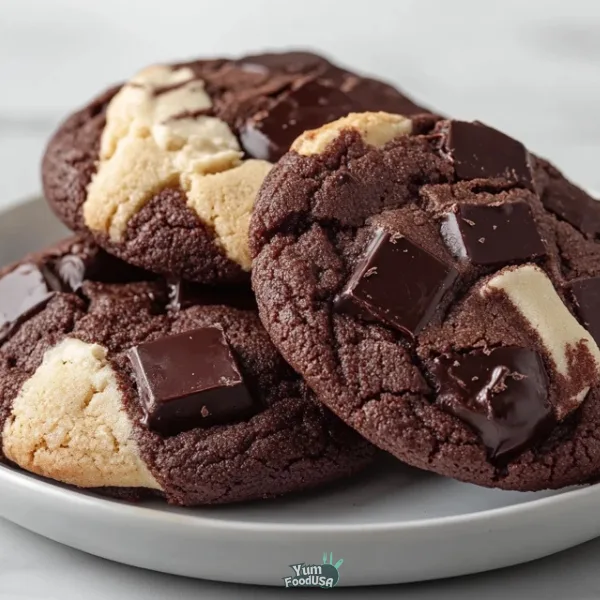 Half and Half Vegan Cookies