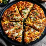 Vegan Kimchi Cheese & Sweet Corn Pancake