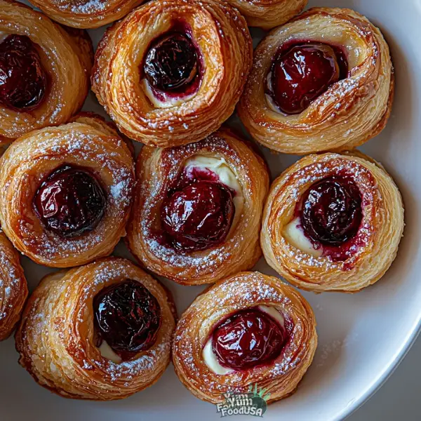 Easy Cherry Cream Cheese Danish