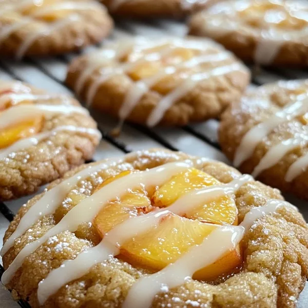 Peach Cobbler Cookies