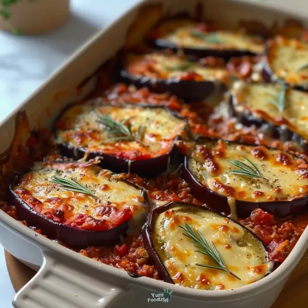 Layered Eggplant Parmesan