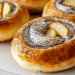 Apple Cream Cheese Poppy Seed Buns