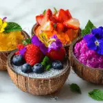Tropical Coconut Chia Pudding Bowls