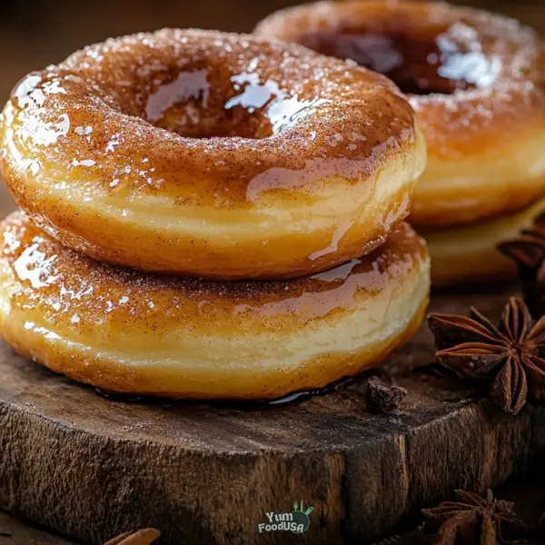 Buttery Cinnamon Roll Doughnuts