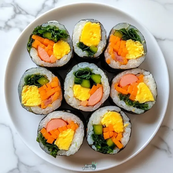Simple Spam Kimbap Rolls