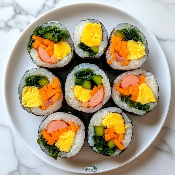 Simple Spam Kimbap Rolls