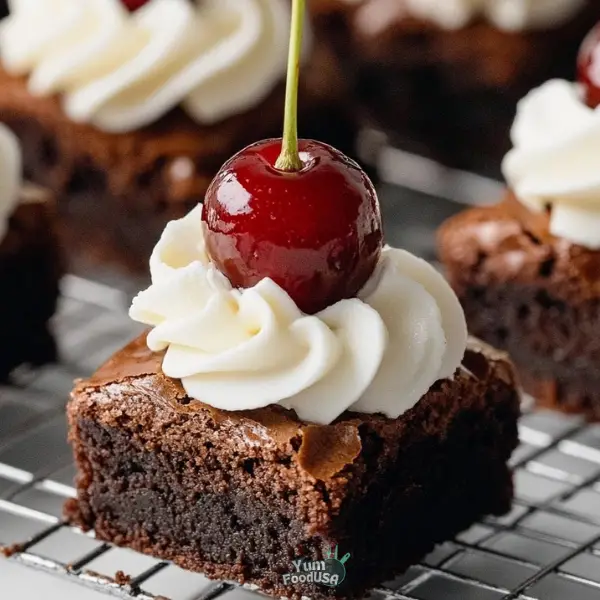Cherry Chocolate Brownie Bites