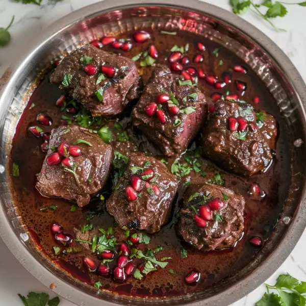 Iranian Sour Kebab (Kabab Torsh)