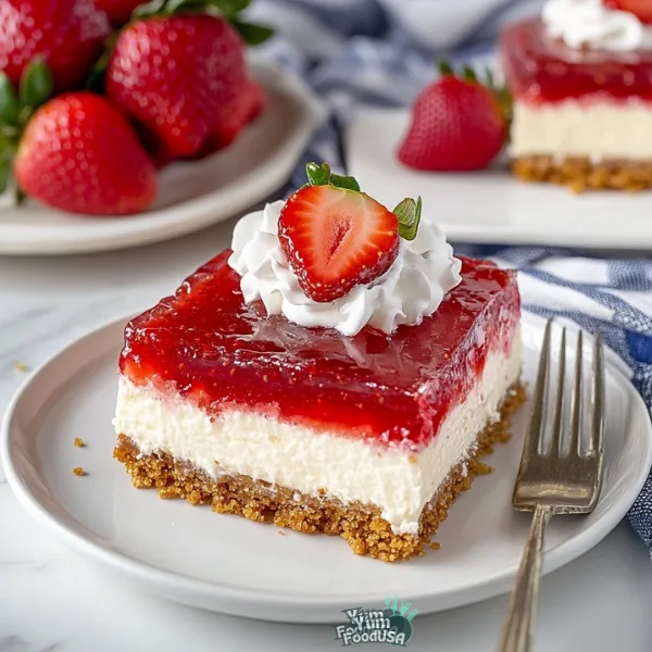 Easy Strawberry Pretzel Dessert