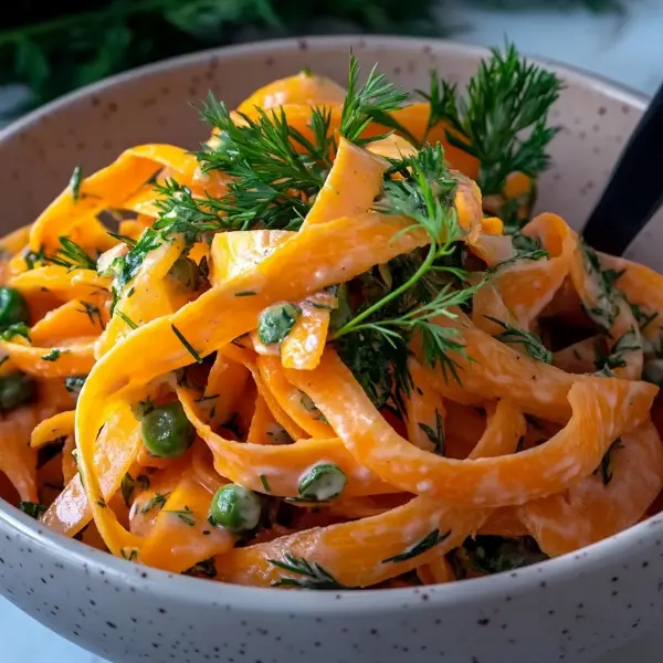 Zesty Shaved Carrot Salad