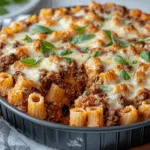 Honeycomb Rigatoni Pasta Bake