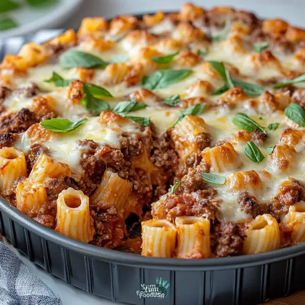 Honeycomb Rigatoni Pasta Bake