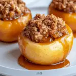 Cheesecake Stuffed Baked Apples