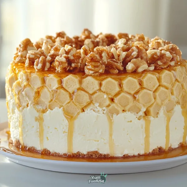 Honeycomb Cheesecake Cake