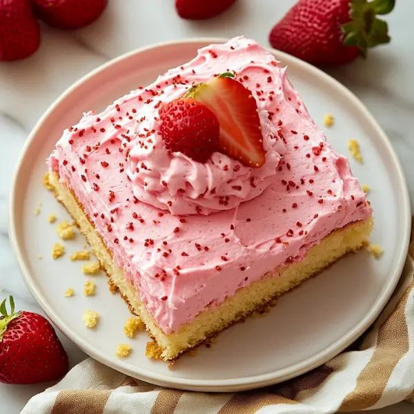 Strawberry Sheet Cake