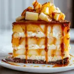 Salted Caramel Apple Cheesecake