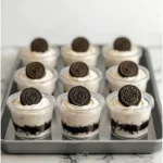 Mini Oreo Dessert Cups with Whipped Cream Cheese Filling