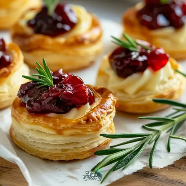 Camembert Puff Pastry Bites