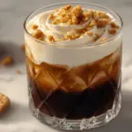Iced Coffee with Whipped Biscoff Cream