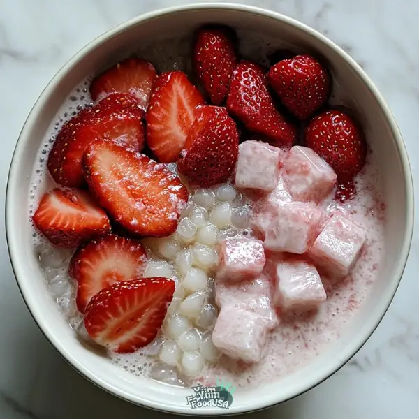 Strawberry Sago Dessert
