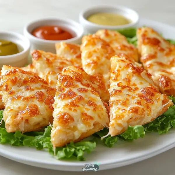 Tuna Triangle Pizzas
