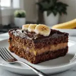Banana Cake with Chocolate Frosting
