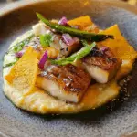 Smoked Eel with Lima Bean Purée