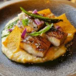 Smoked Eel with Lima Bean Purée