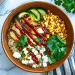 Grilled BBQ Chicken, Zucchini & Corn Quinoa Salad