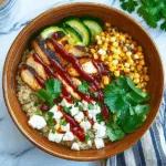 Grilled BBQ Chicken, Zucchini & Corn Quinoa Salad