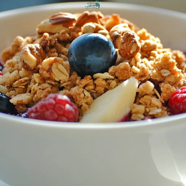 Hazelnut Berry Crumble