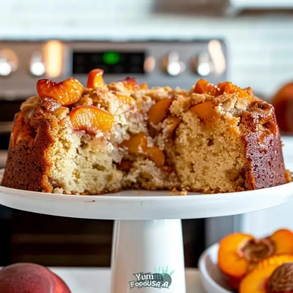 Peach Cobbler Pound Cake
