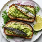Avocado and Canned Sardine Sandwich