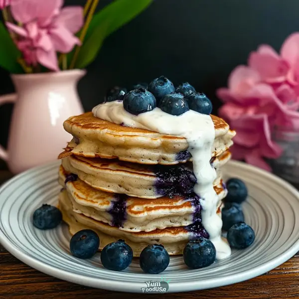Lemon Blueberry Pancakes