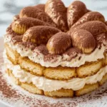 Tiramisu Charlotte Cake