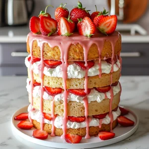 Strawberry Sponge Cake Recipe