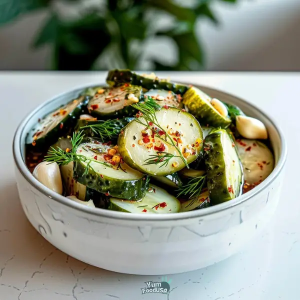 Spicy Garlic Dill Pickles
